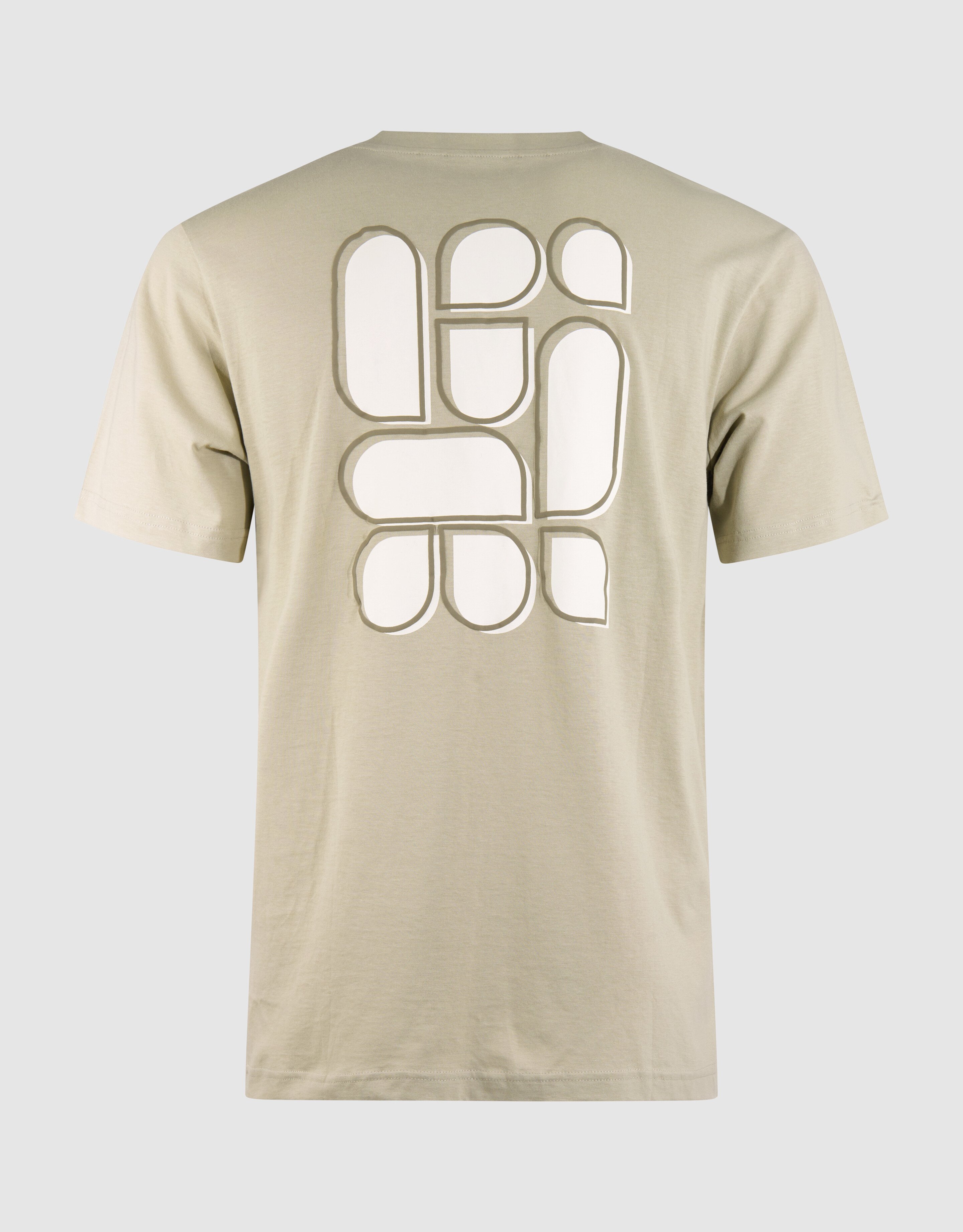 Organic Artwork T-shirt Lichtgroen SHOEBY MEN