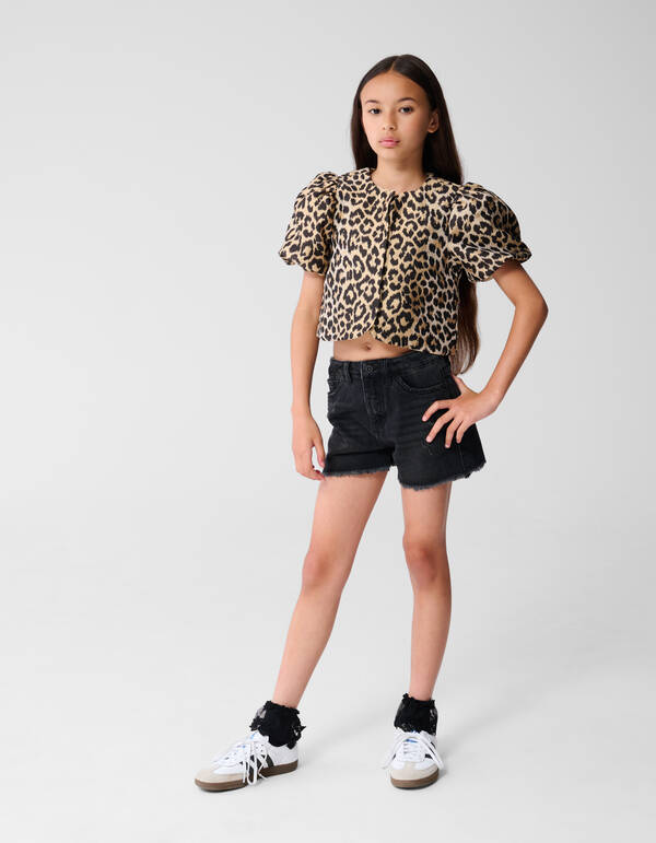 Destroy Denim Short Zwart SHOEBY GIRLS