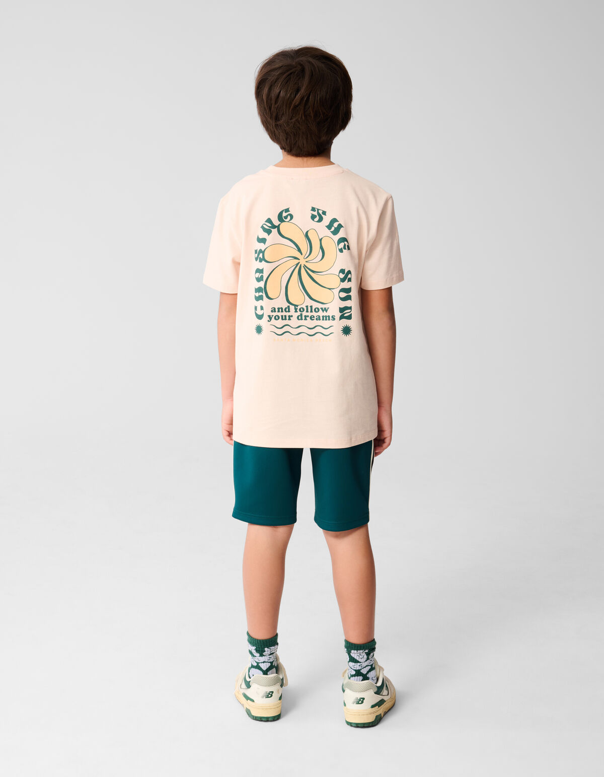 Chase Artwork T-shirt Lichtoranje SHOEBY BOYS
