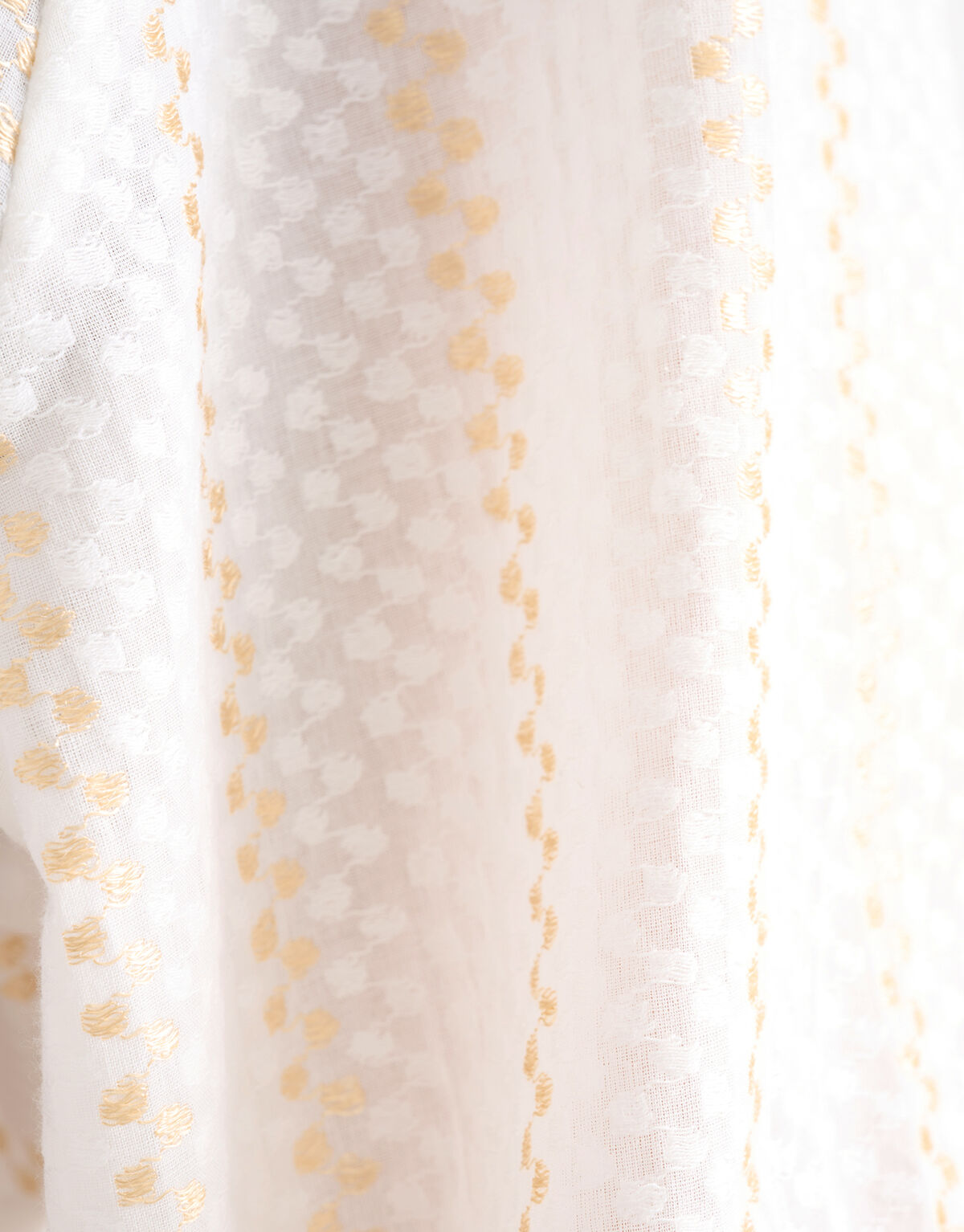 Lurex Detail Blouse Gebroken Wit SHOEBY WOMEN