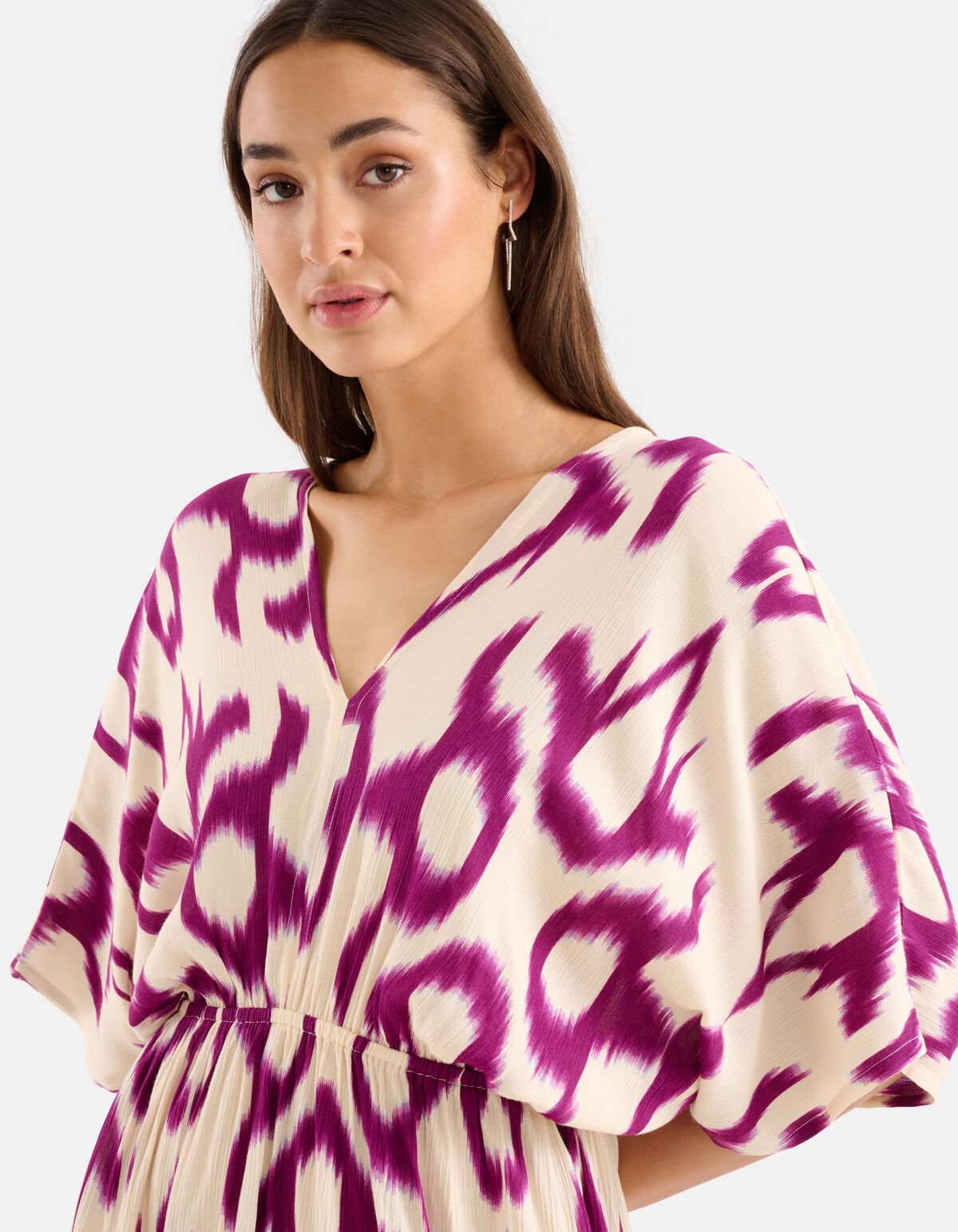 Crinkle Jurk Paars SHOEBY WOMEN