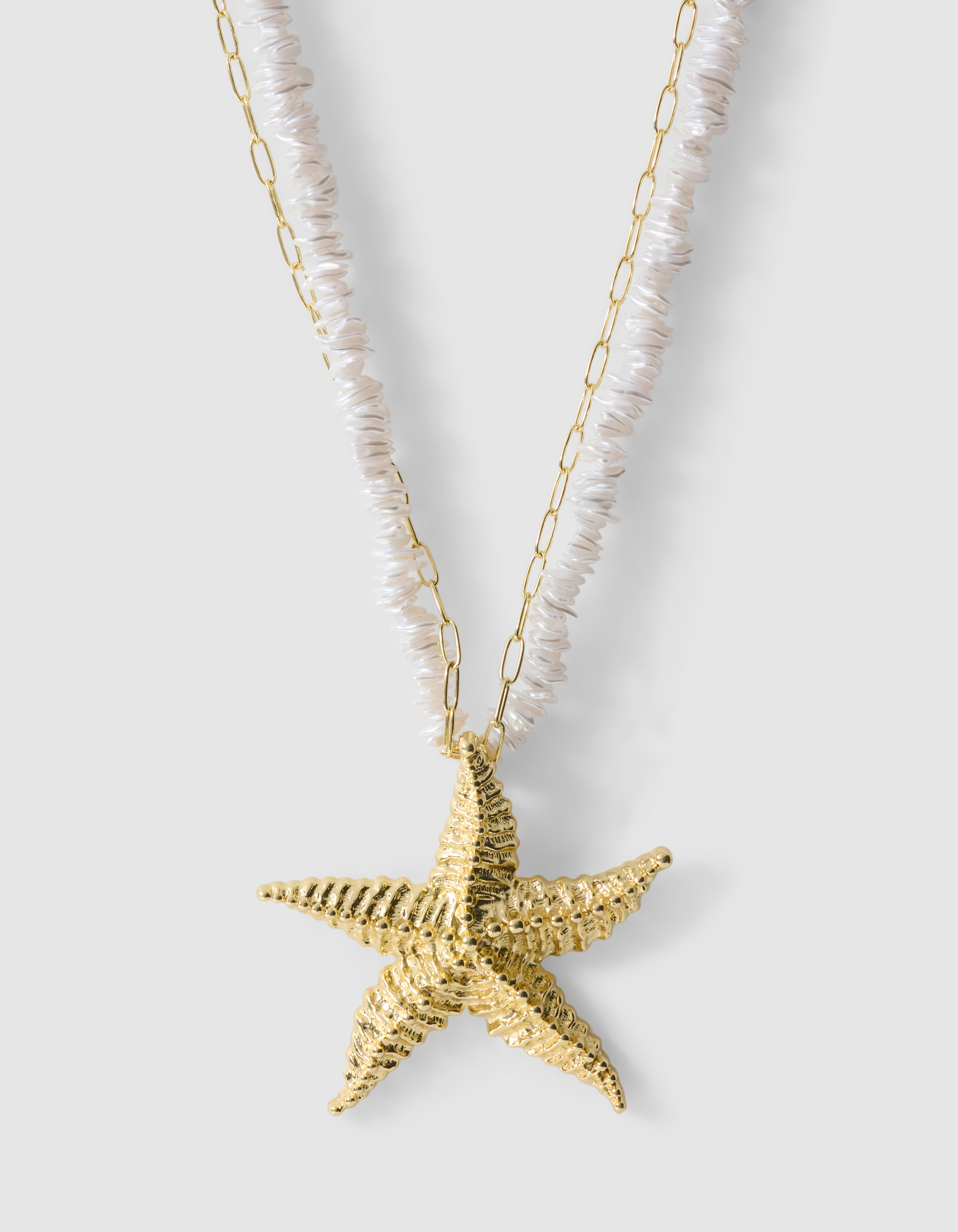 Seastar Ketting Gebroken Wit SHOEBY ACCESSOIRES