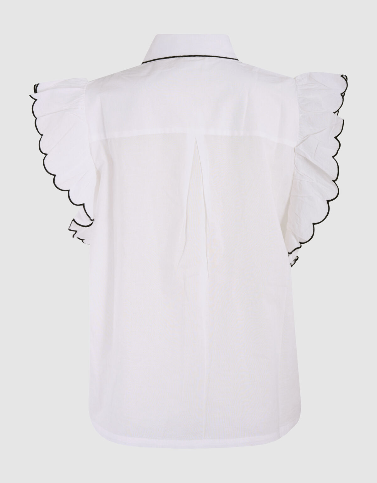 Embroidery Ruffle Top Wit SHOEBY WOMEN