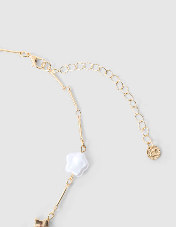 Parel Star Ketting Goud SHOEBY ACCESSOIRES