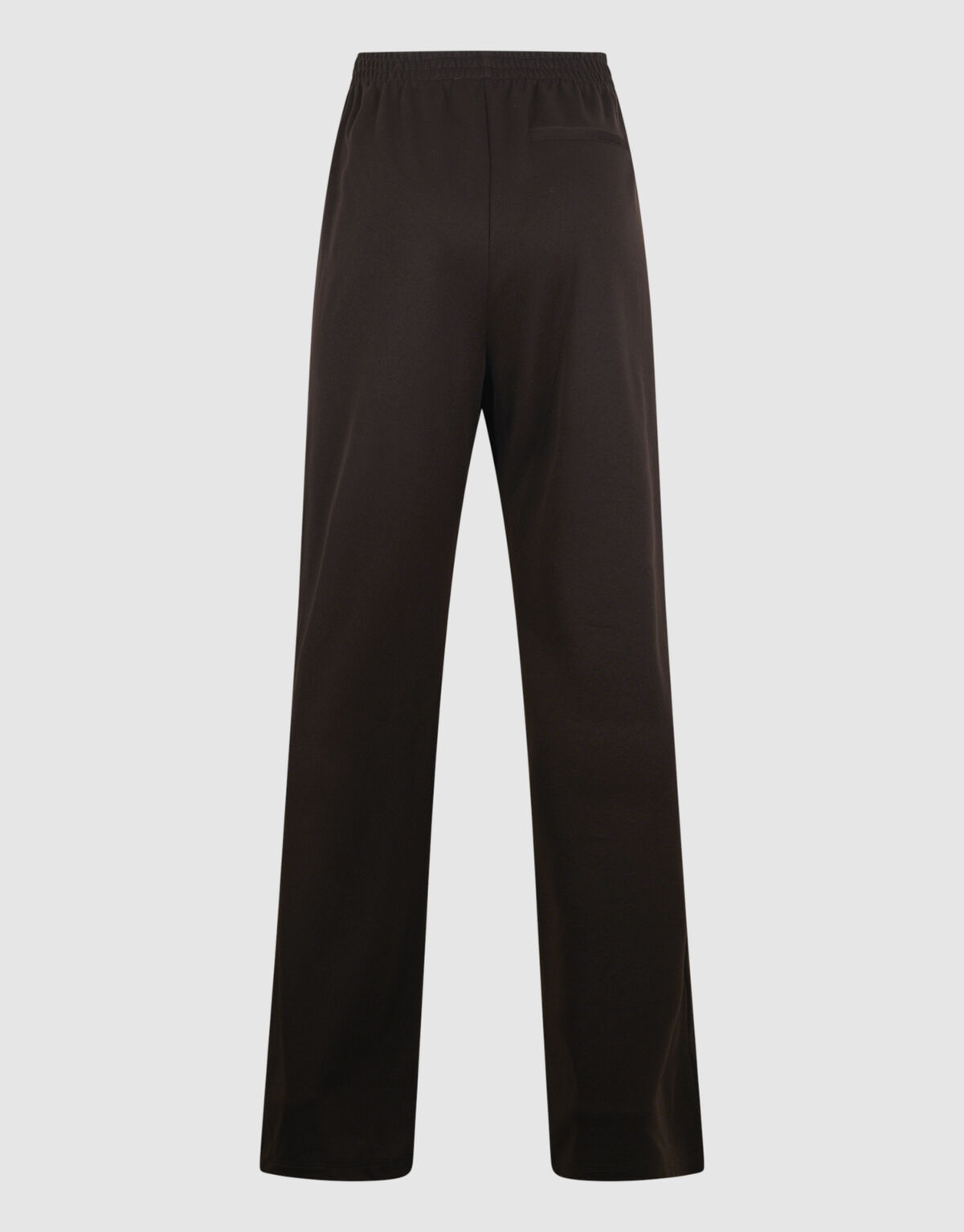 Asymmetrische Tape Wide Leg Broek Donkerbruin SHOEBY WOMEN