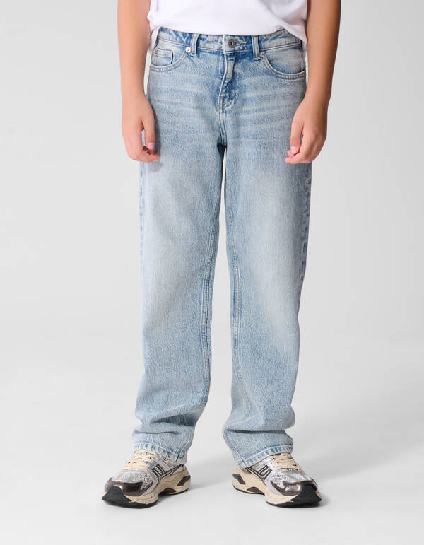 Baggy Fit Jeans Lichtblauw SHOEBY BOYS