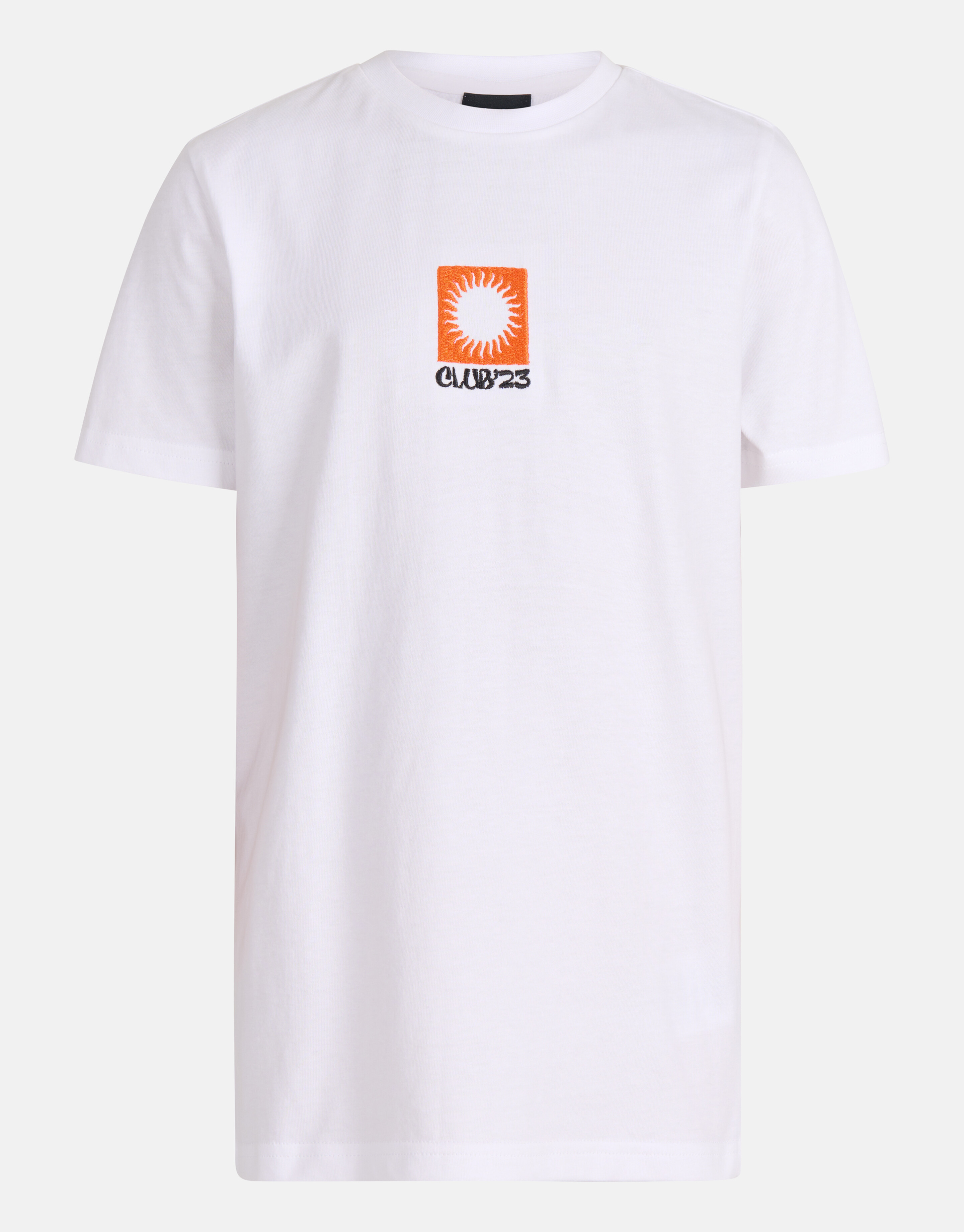 Embroidery T-shirt Wit SHOEBY BOYS