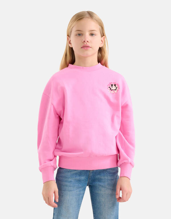 Artwork Sweater Roze SHOEBY GIRLS