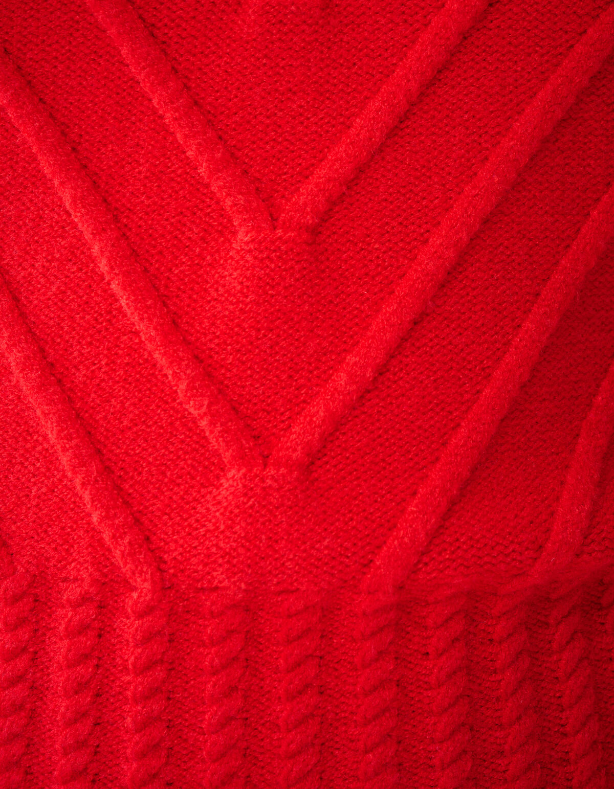 Diagonaal Trui Rood SHOEBY WOMEN