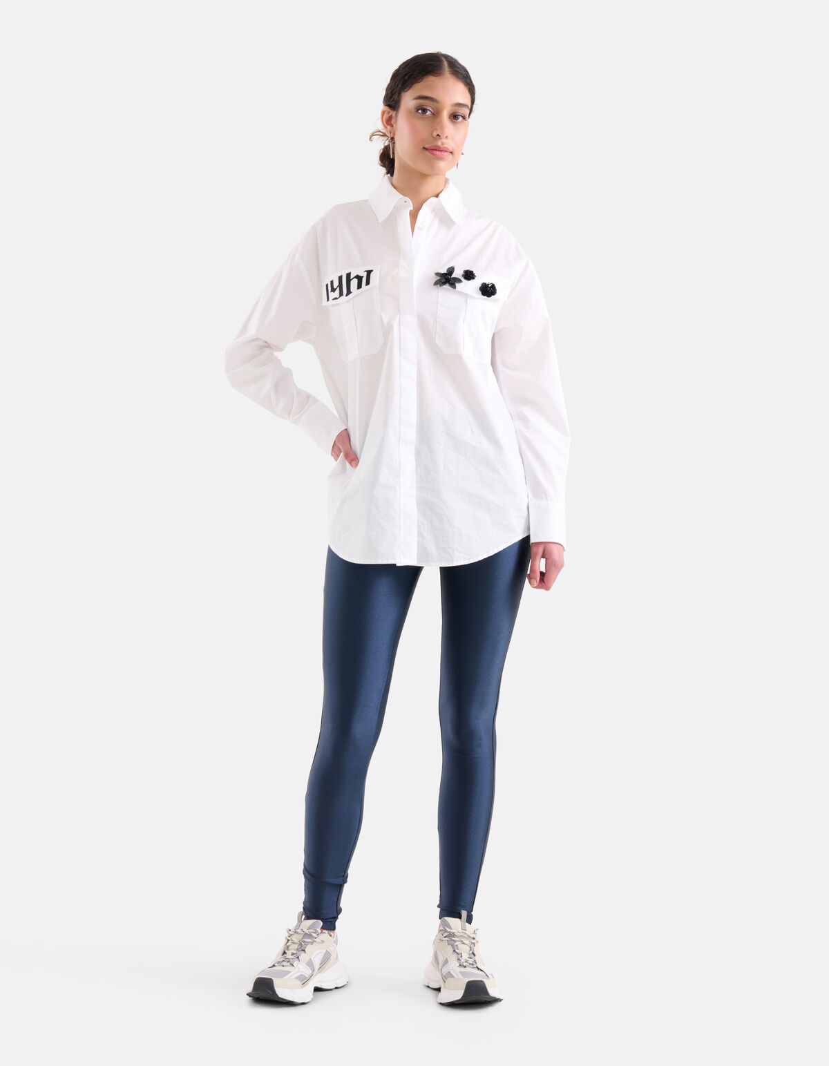 3D Embroidery Blouse Wit SHOEBY WOMEN
