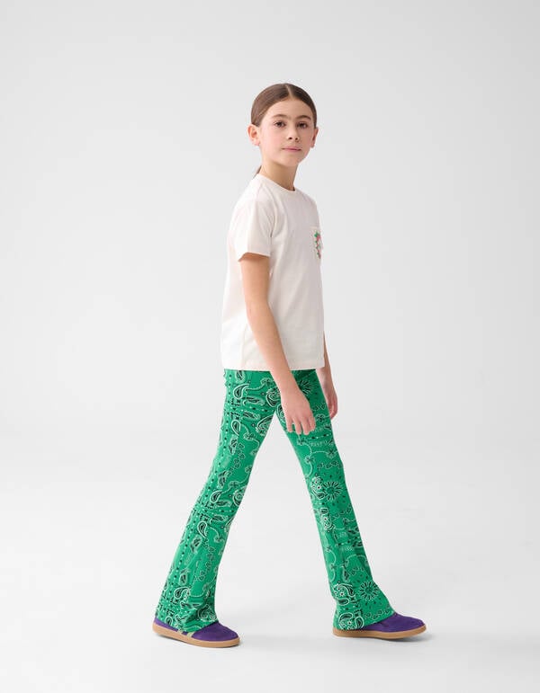 Pocket T-shirt Gebroken Wit SHOEBY GIRLS