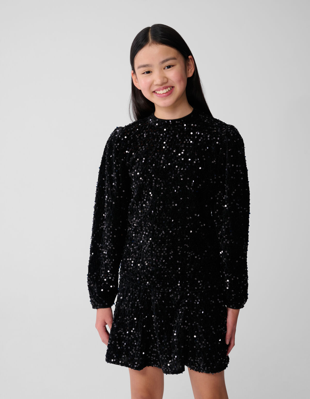 Sequin Top Zwart SHOEBY GIRLS