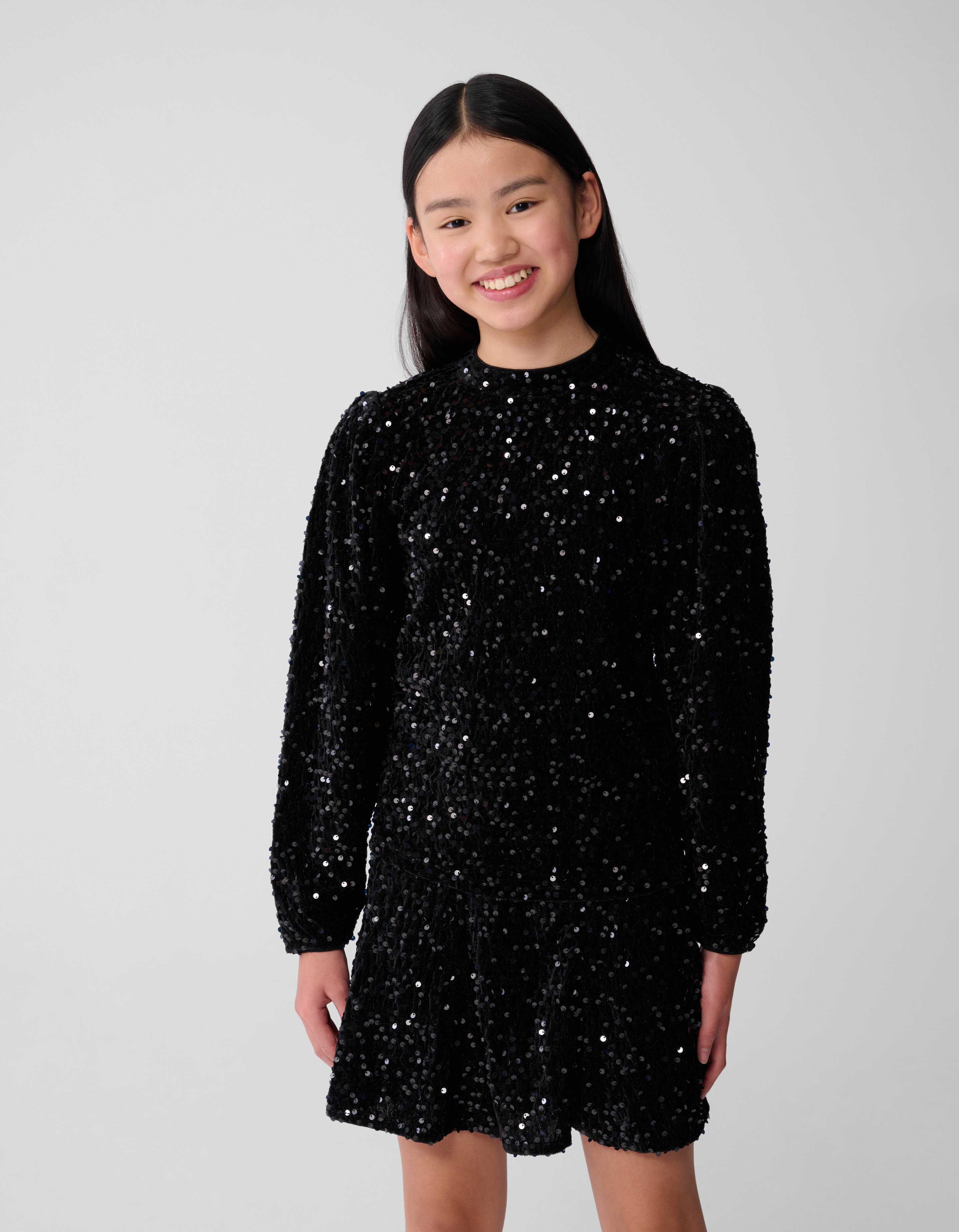 Sequin Top Zwart SHOEBY GIRLS