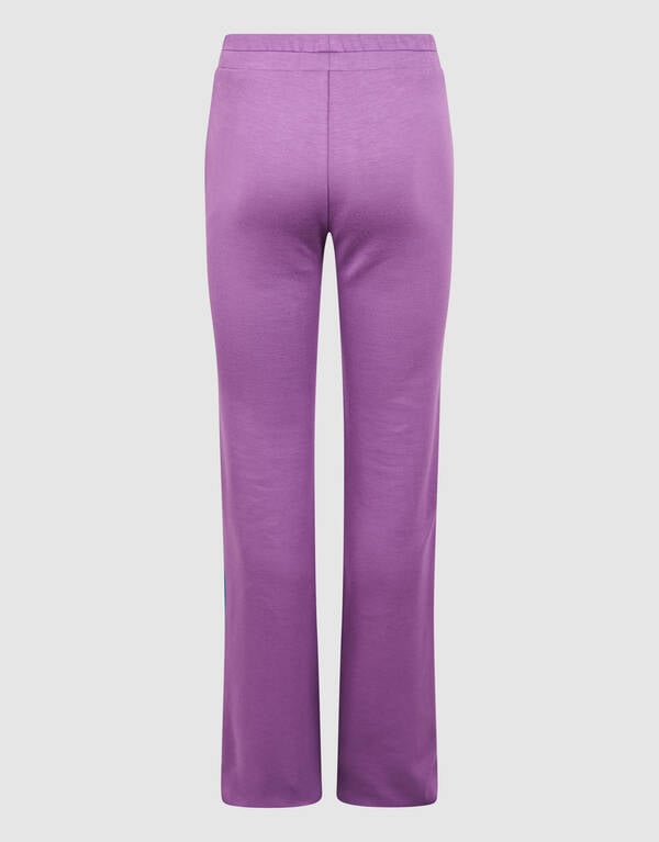 Sporty Flared Broek Donkerpaars SHOEBY GIRLS