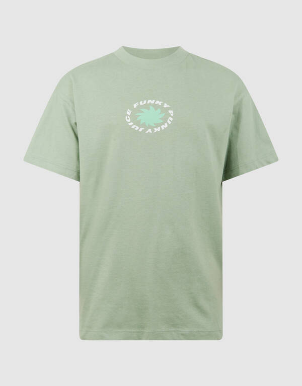 Funky Artwork T-shirt Groen SHOEBY BOYS