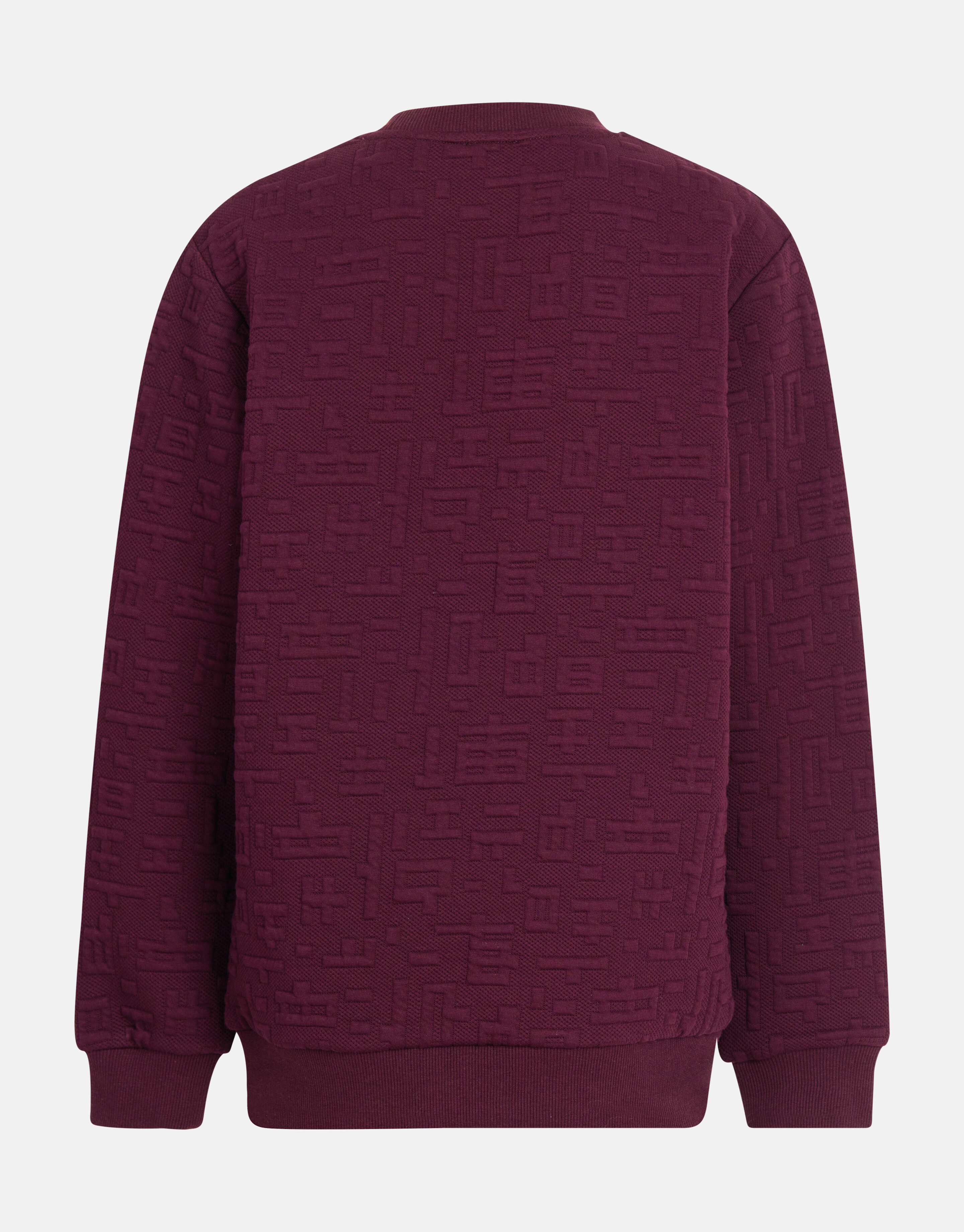 Structuur Sweater Bordeaux SHOEBY BOYS