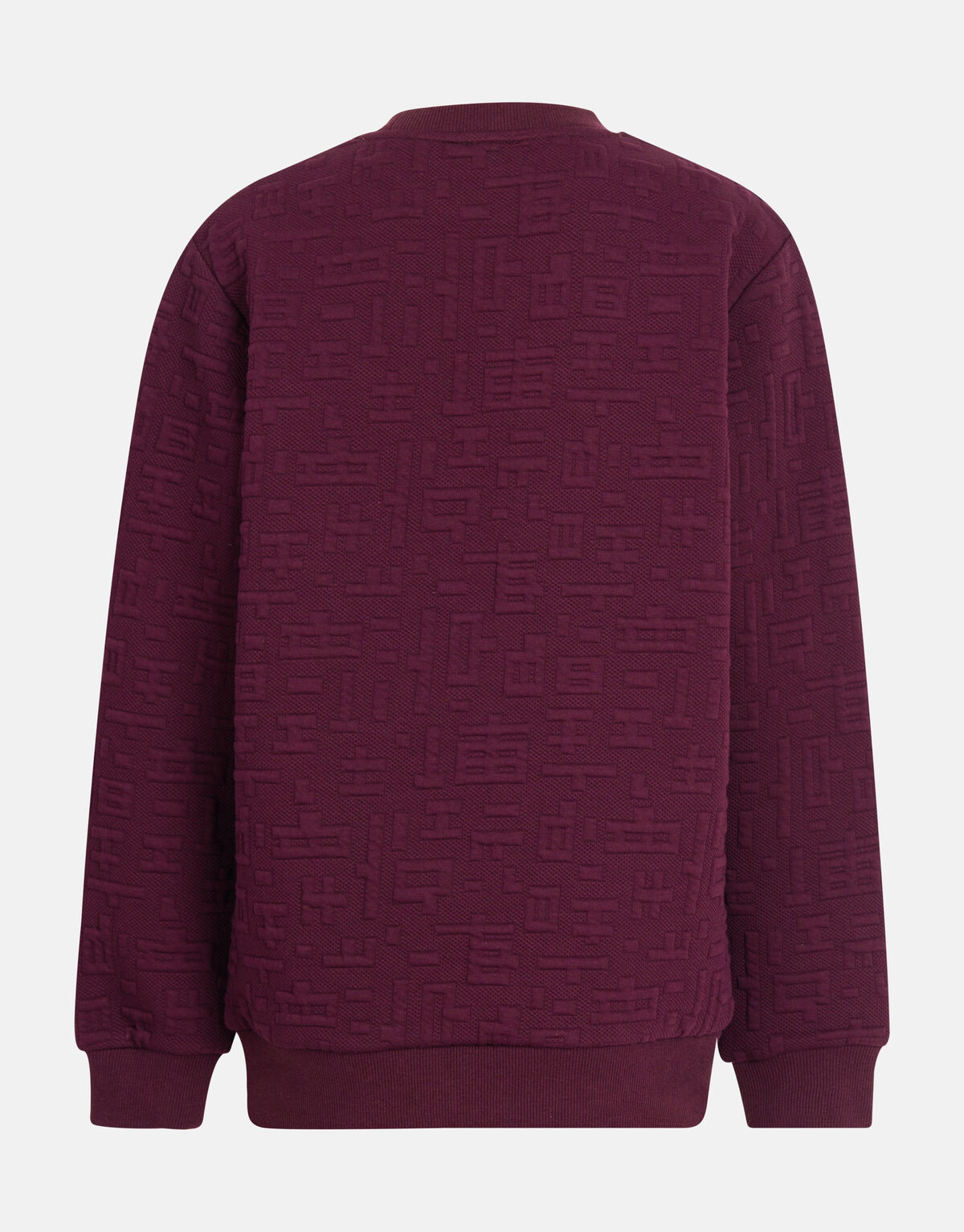 Structuur Sweater Bordeaux SHOEBY BOYS