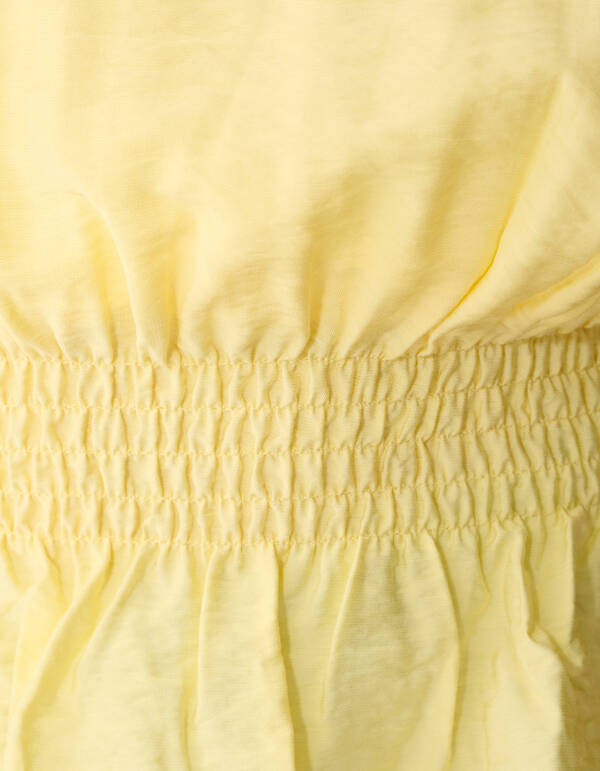 Smock Top Lichtgeel SHOEBY GIRLS