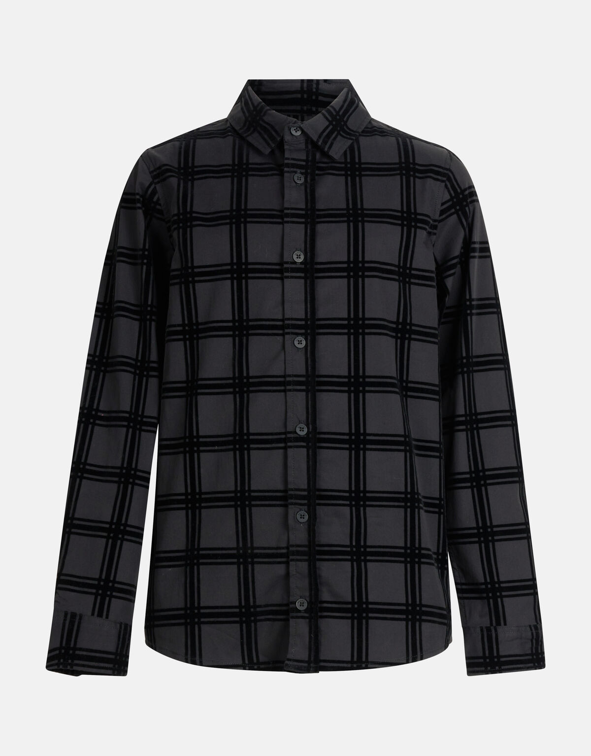 Flock Overhemd Zwart SHOEBY BOYS