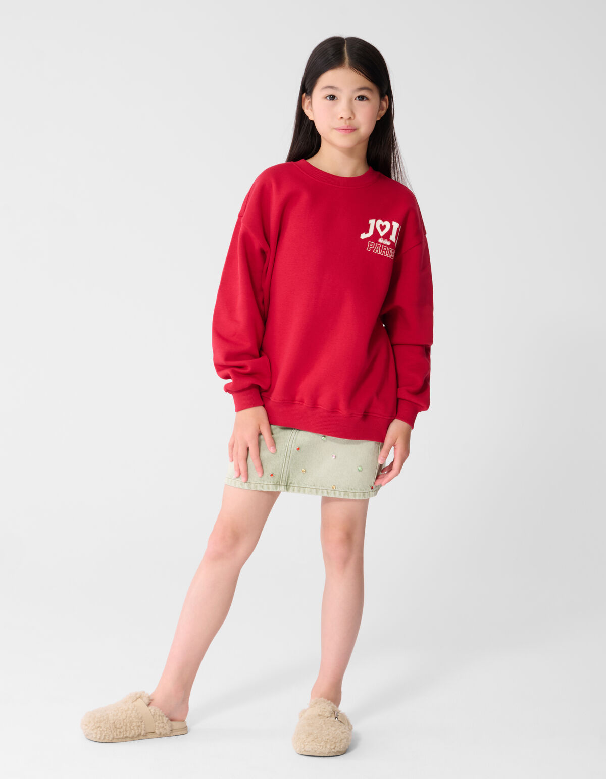 Joie De Vivre Artwork Sweater Rood SHOEBY GIRLS