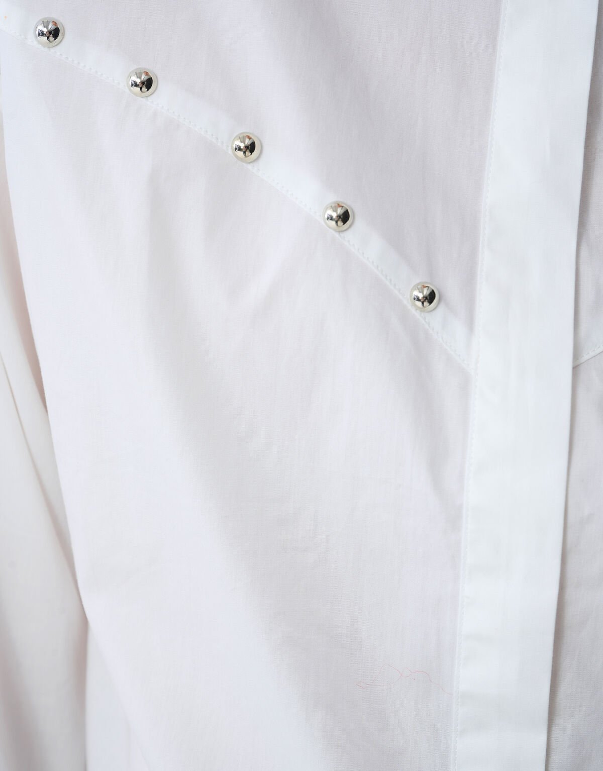 Studs Poplin Blouse Wit SHOEBY WOMEN
