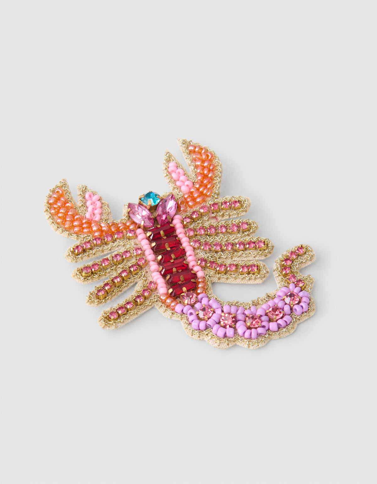 Schorpioen Broche Roze by Fred SHOEBY ACCESSOIRES