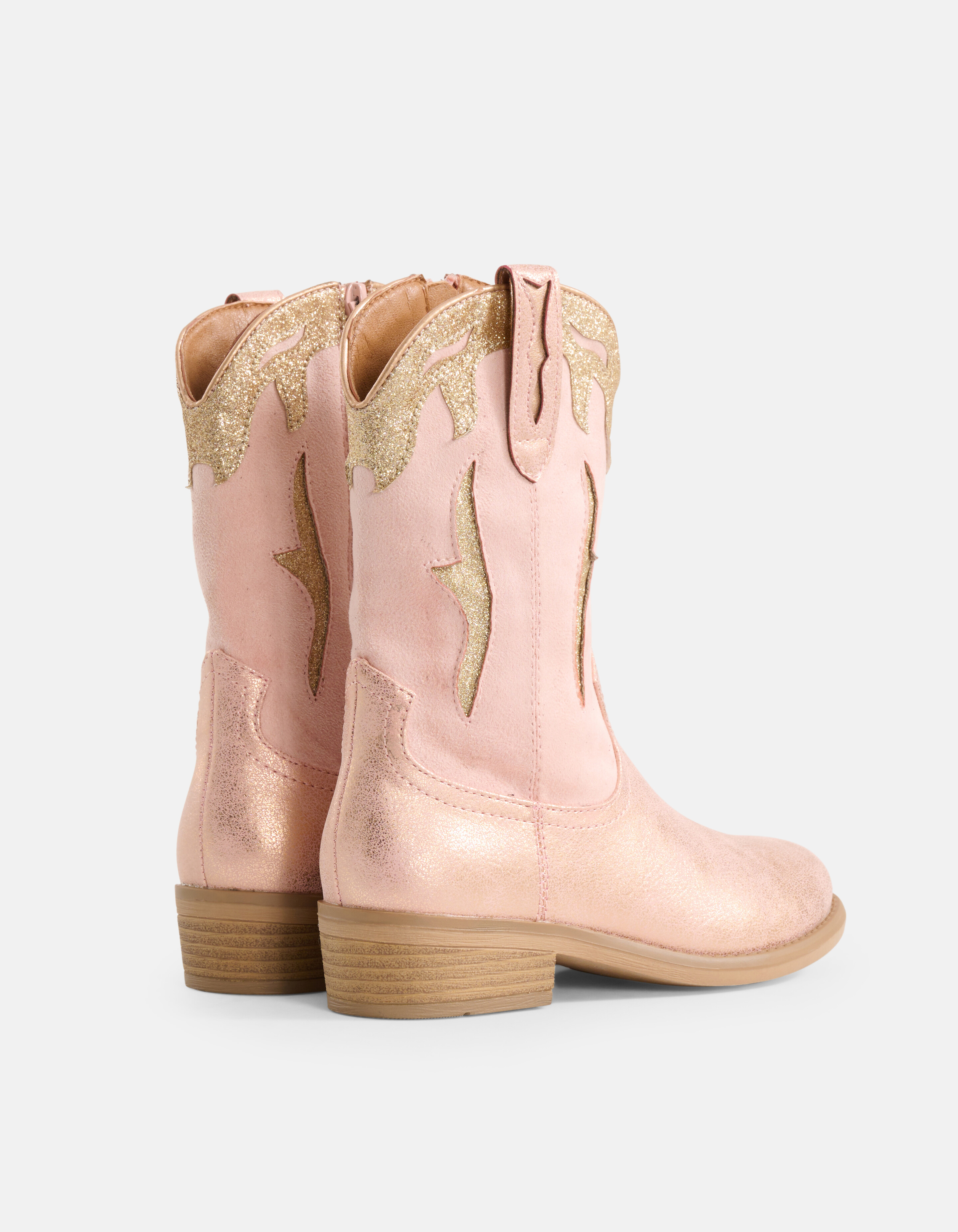 Western Laars Roze SHOEBY SHOES