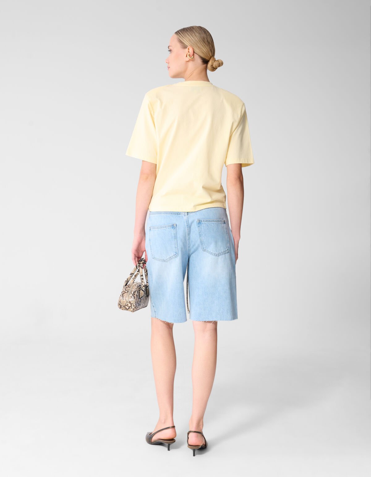 Flower T-shirt Geel SHOEBY WOMEN