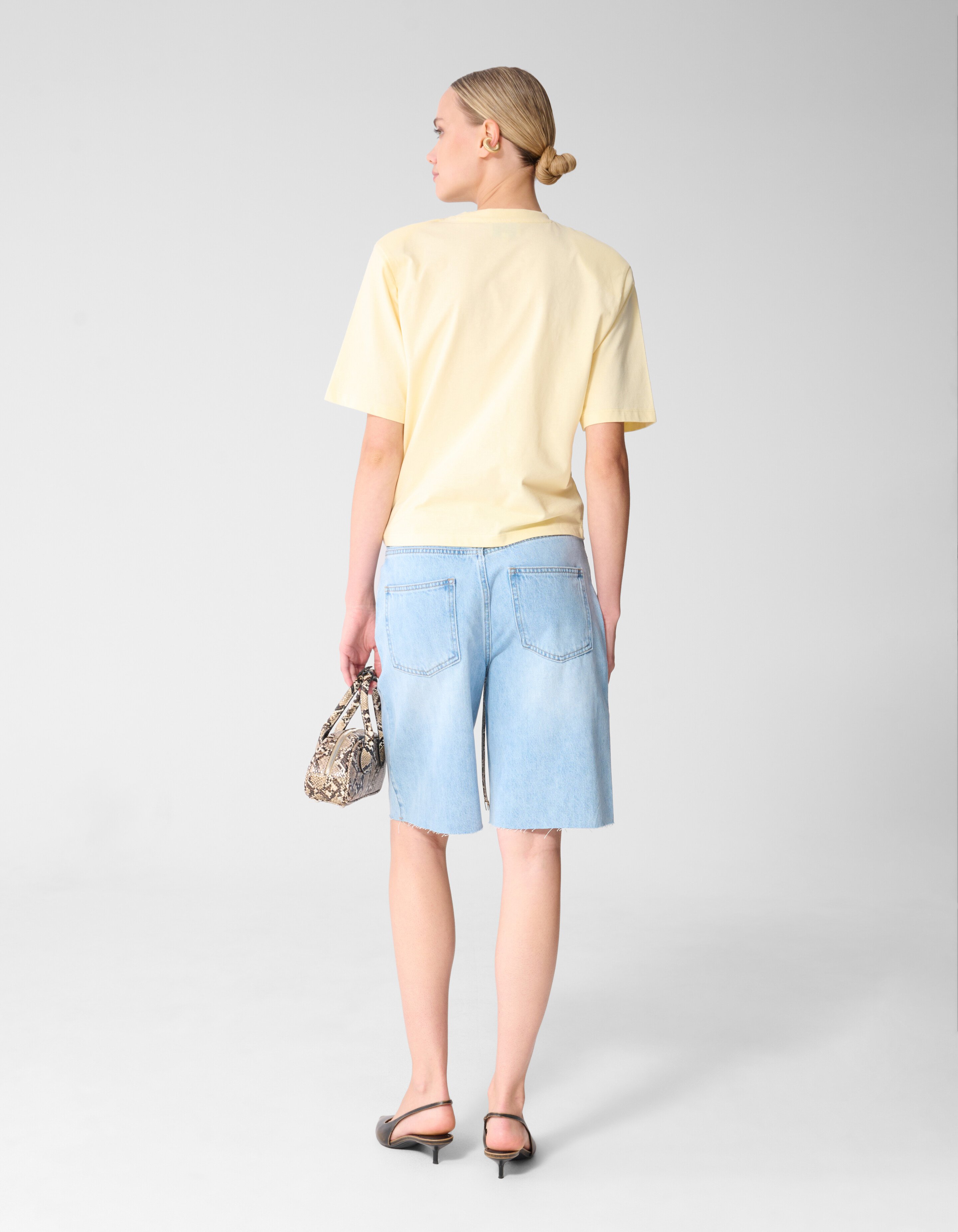 Flower T-shirt Geel SHOEBY WOMEN