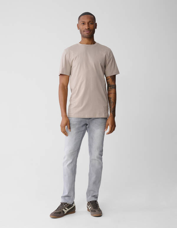 Fading Circle Artwork T-shirt Lichtbruin SHOEBY MEN