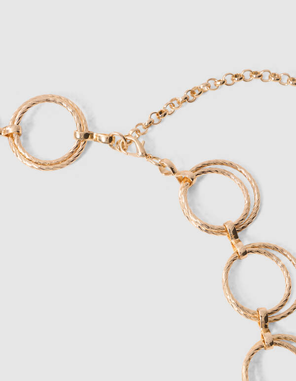 Circle Chain Riem Goud SHOEBY ACCESSOIRES