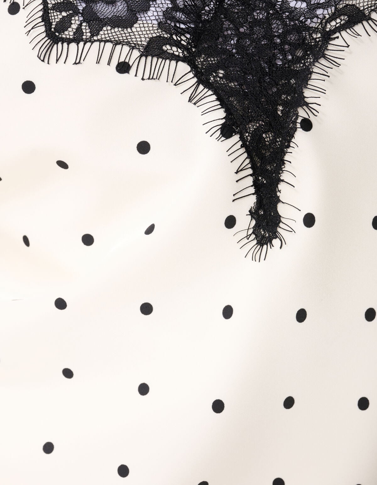 Polkadot Top Gebroken Wit By Monica SHOEBY WOMEN