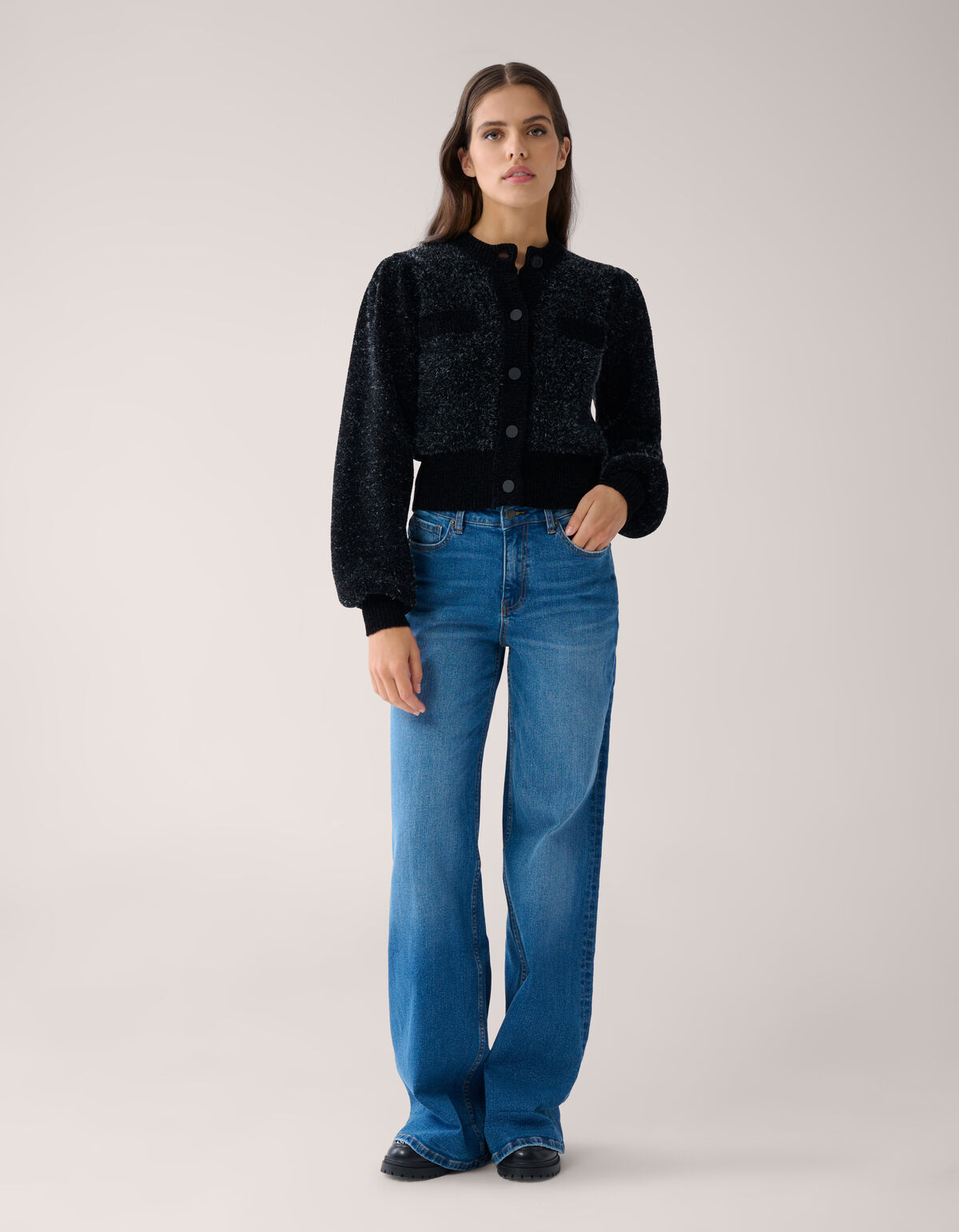 Soft Cropped Vest Zwart By Mieke SHOEBY WOMEN