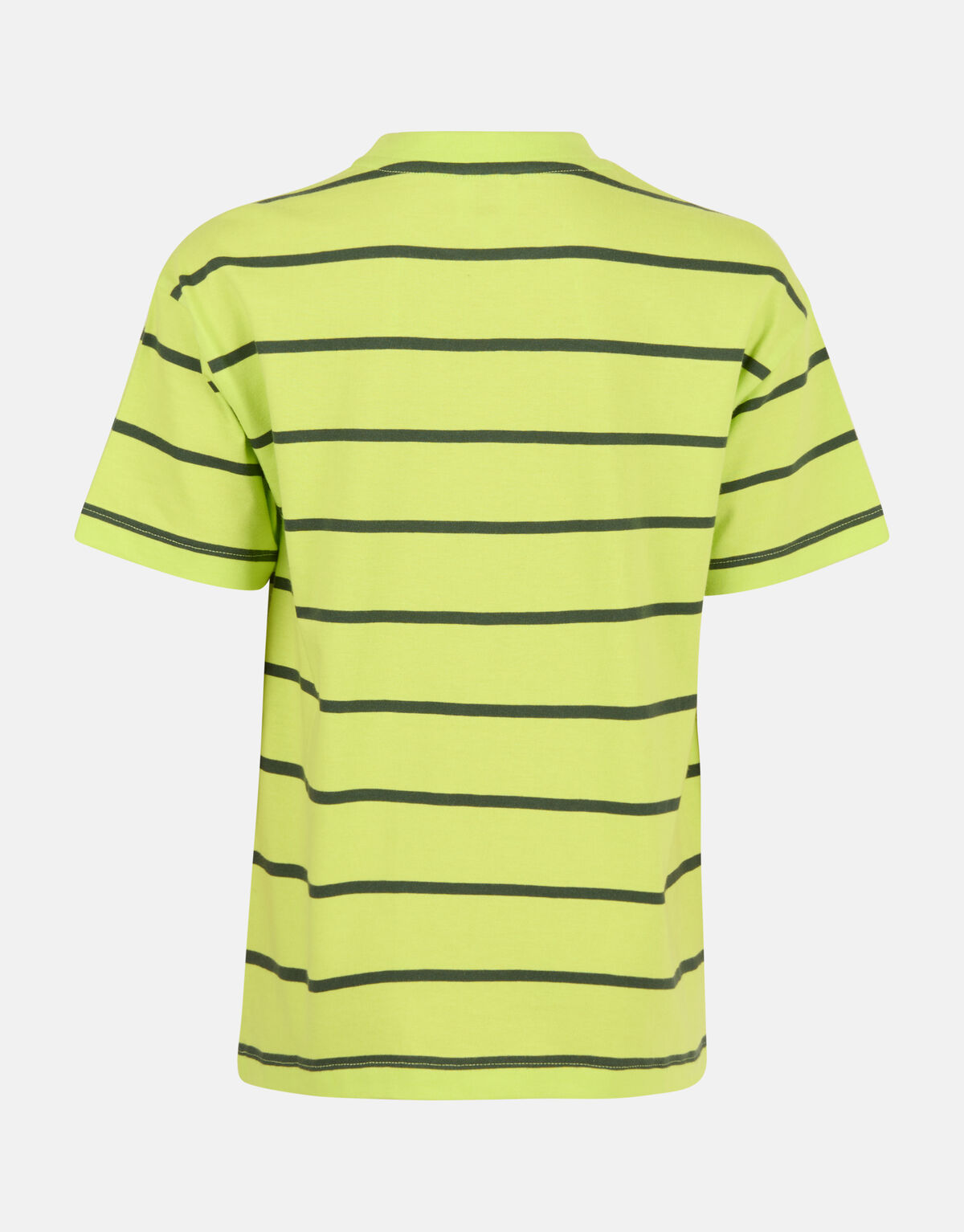 Gestreept T-shirt Limoengroen SHOEBY BOYS