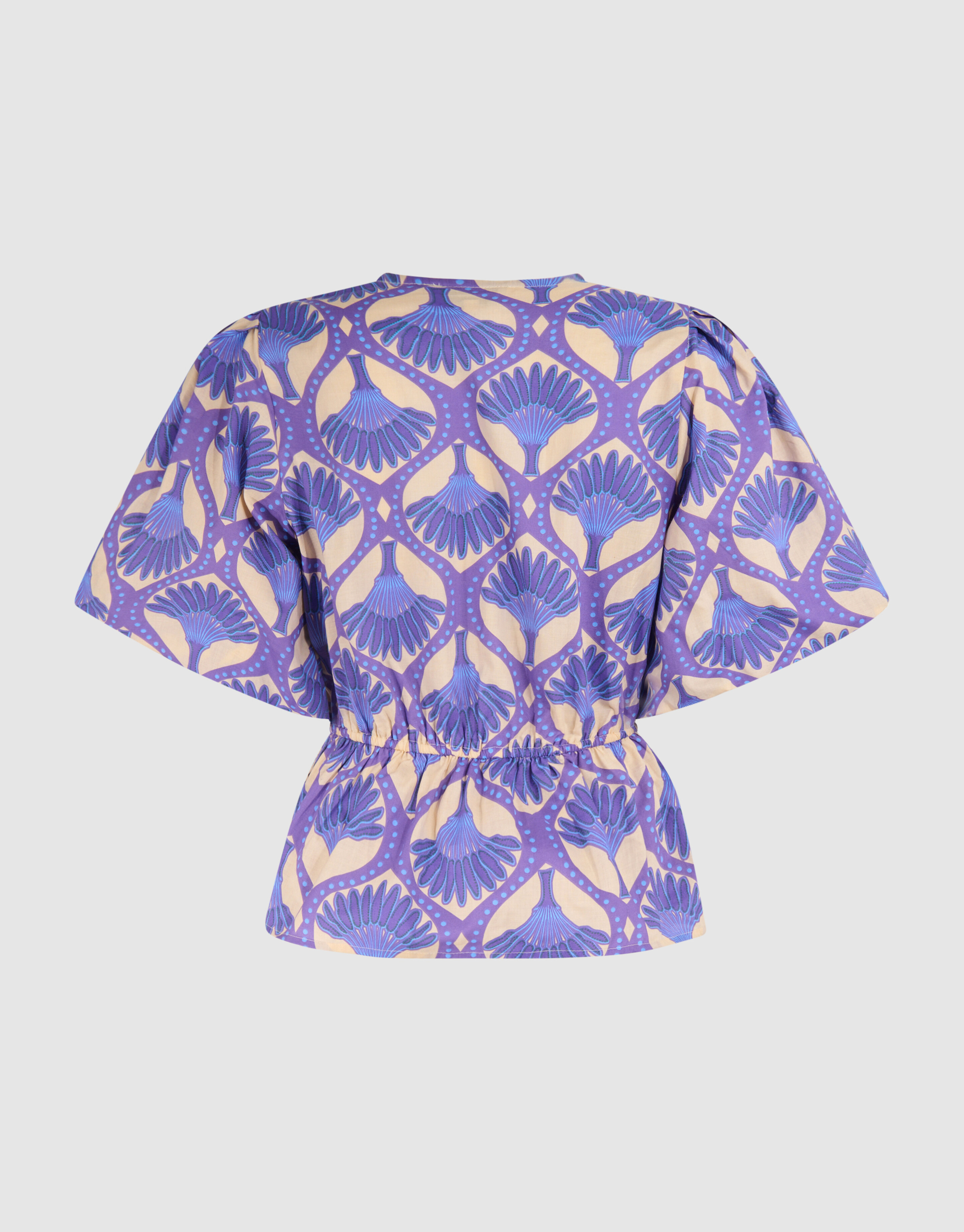 Printed Strik Top Paars SHOEBY WOMEN