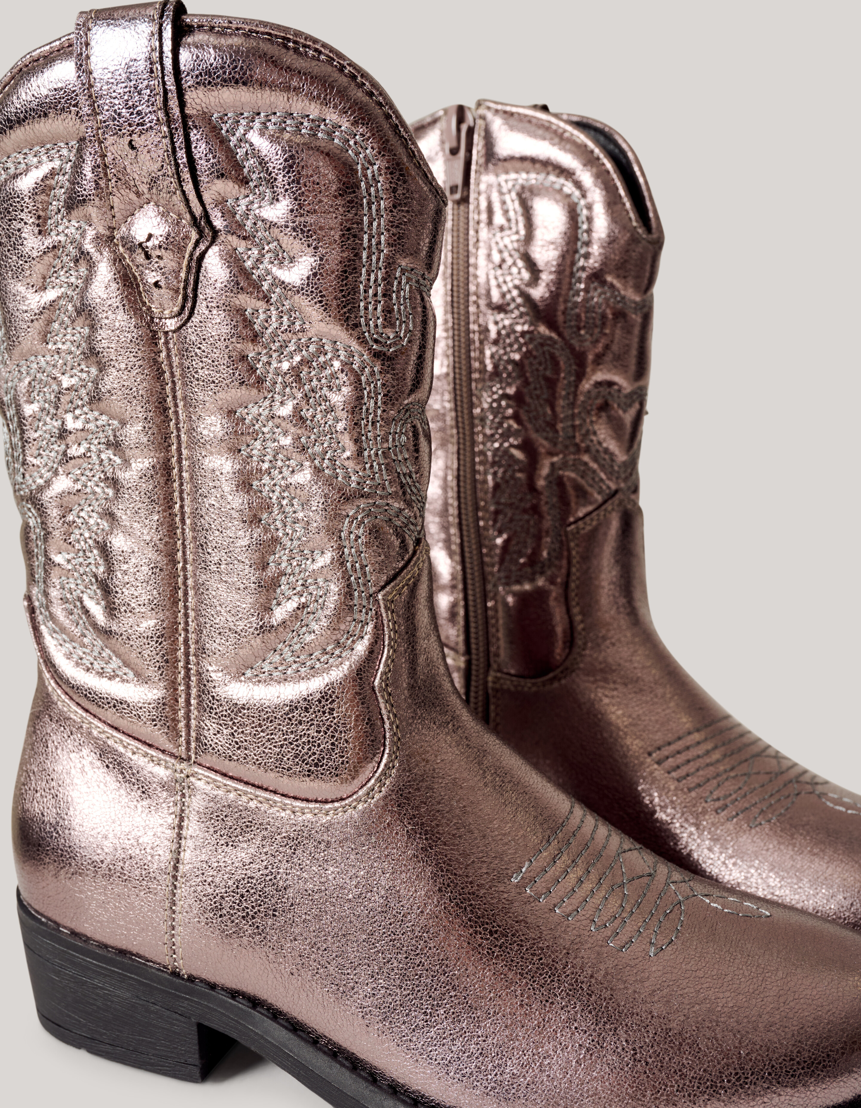 Metallic Cowboylaarzen Goud SCHOENEN SHOEBY