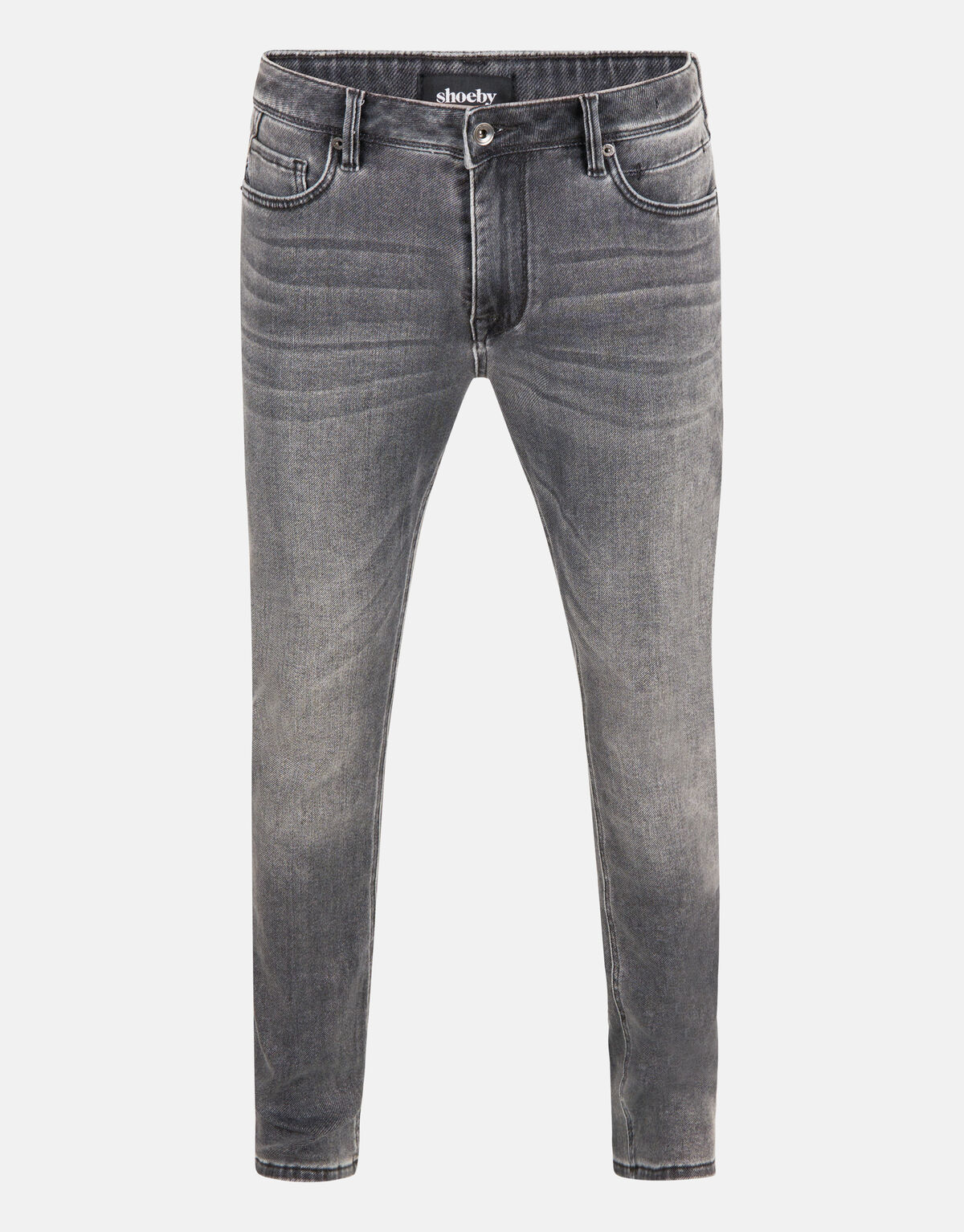 Slim Fit Jog Jeans Grijs L30 SHOEBY MEN