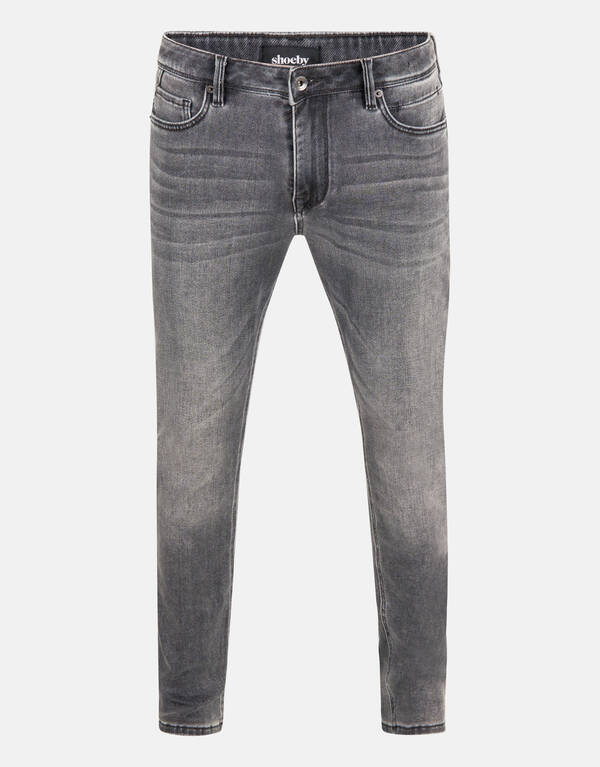 Slim Fit Jog Jeans Grijs L30 SHOEBY MEN