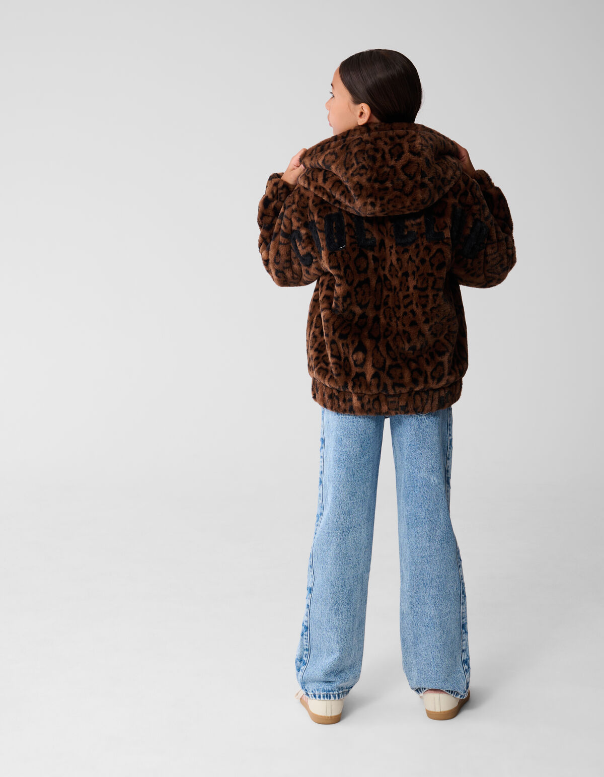 Fur Leopard Jacket Bruin SHOEBY GIRLS