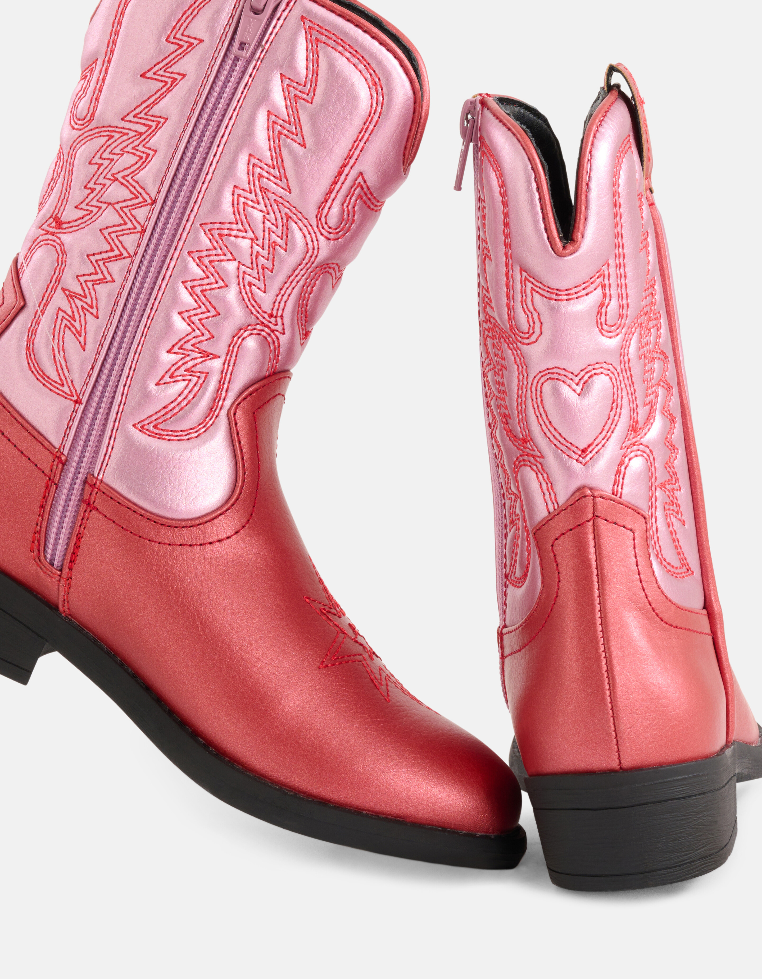 Western Laars Rood SHOEBY SHOES
