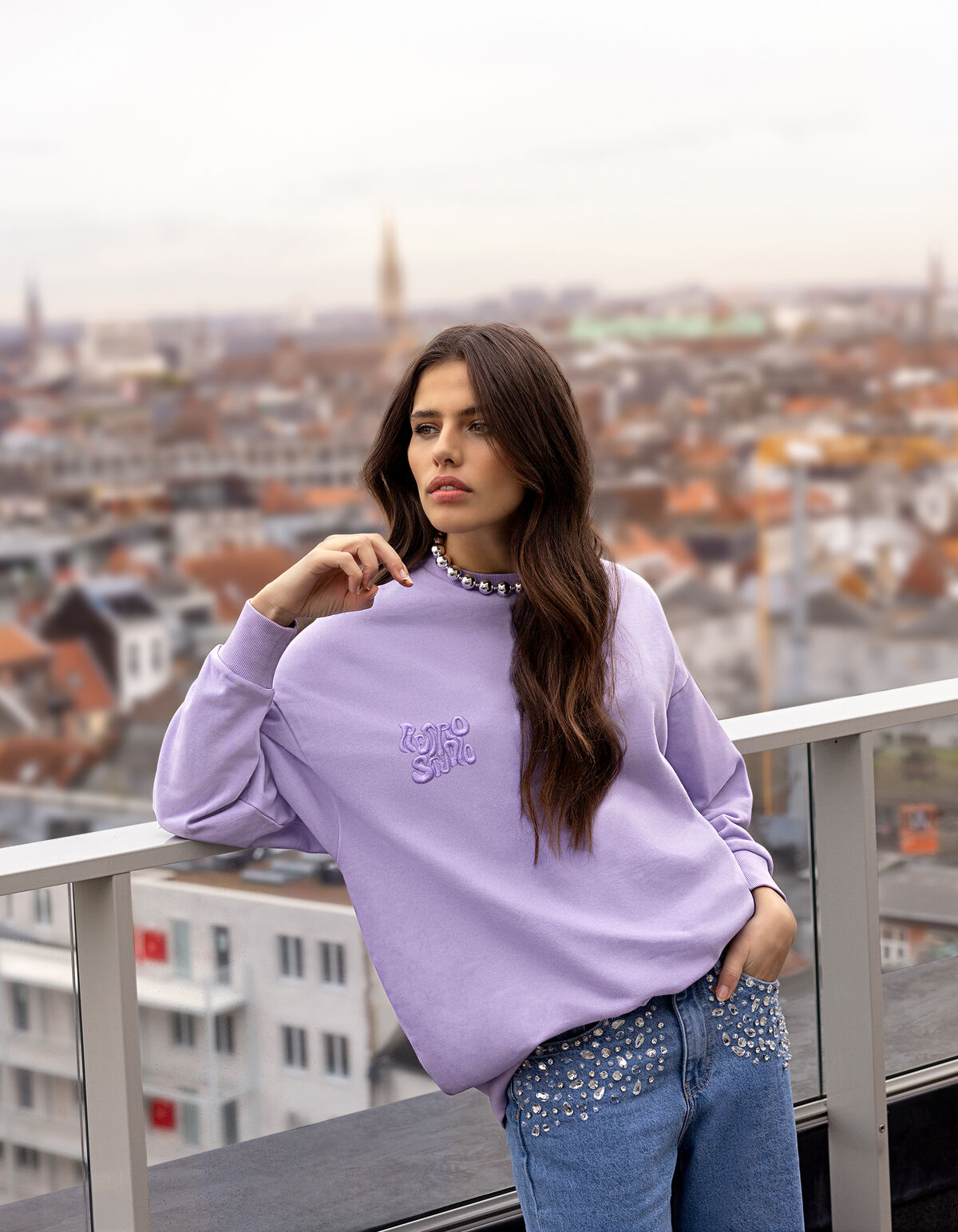 Studio Sweater Lichtpaars SHOEBY WOMEN