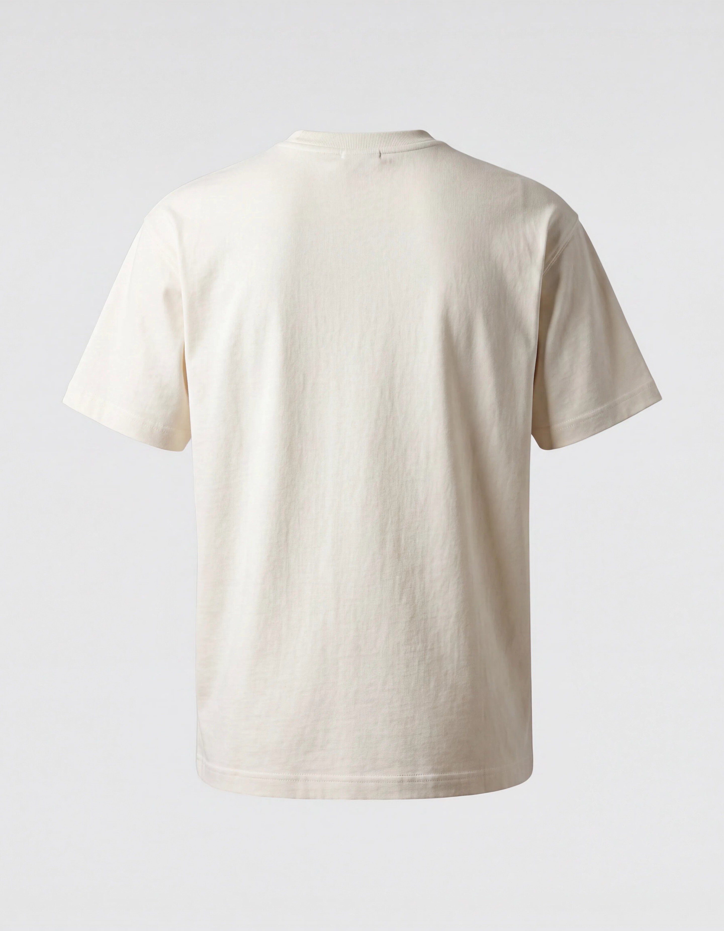 Basis Label T-shirt Gebroken Wit SHOEBY MEN