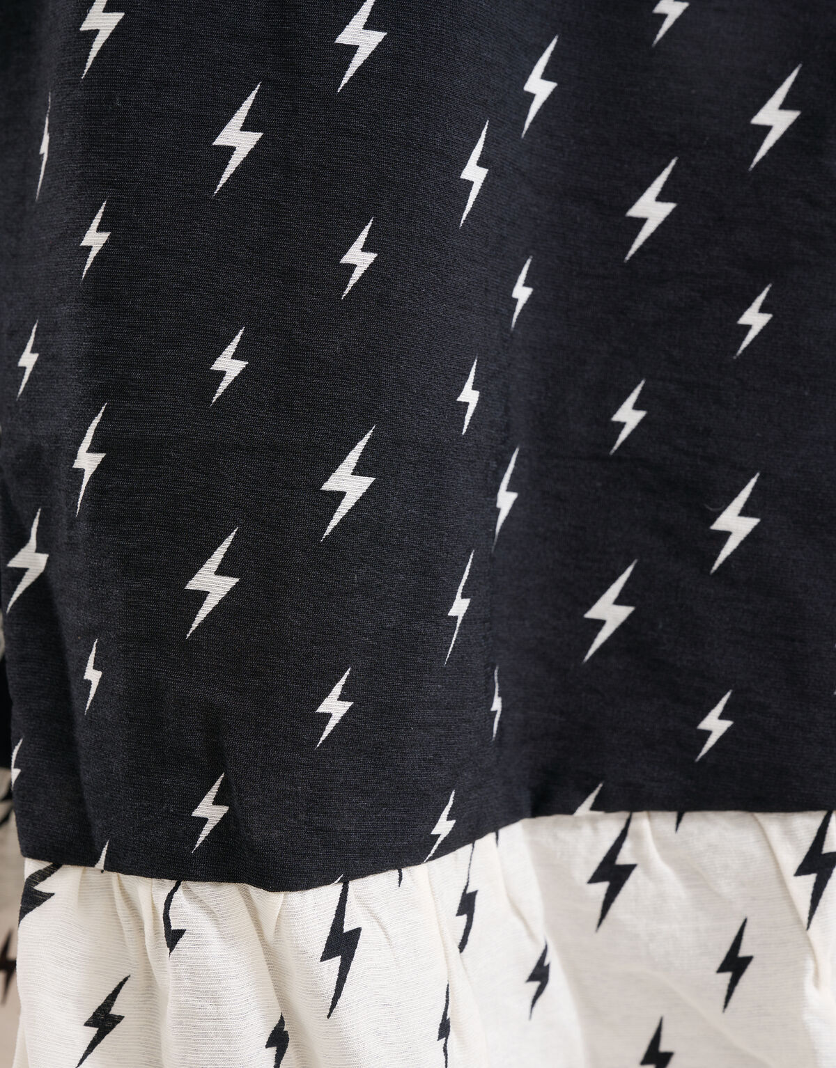 Printed Jurk Zwart SHOEBY GIRLS