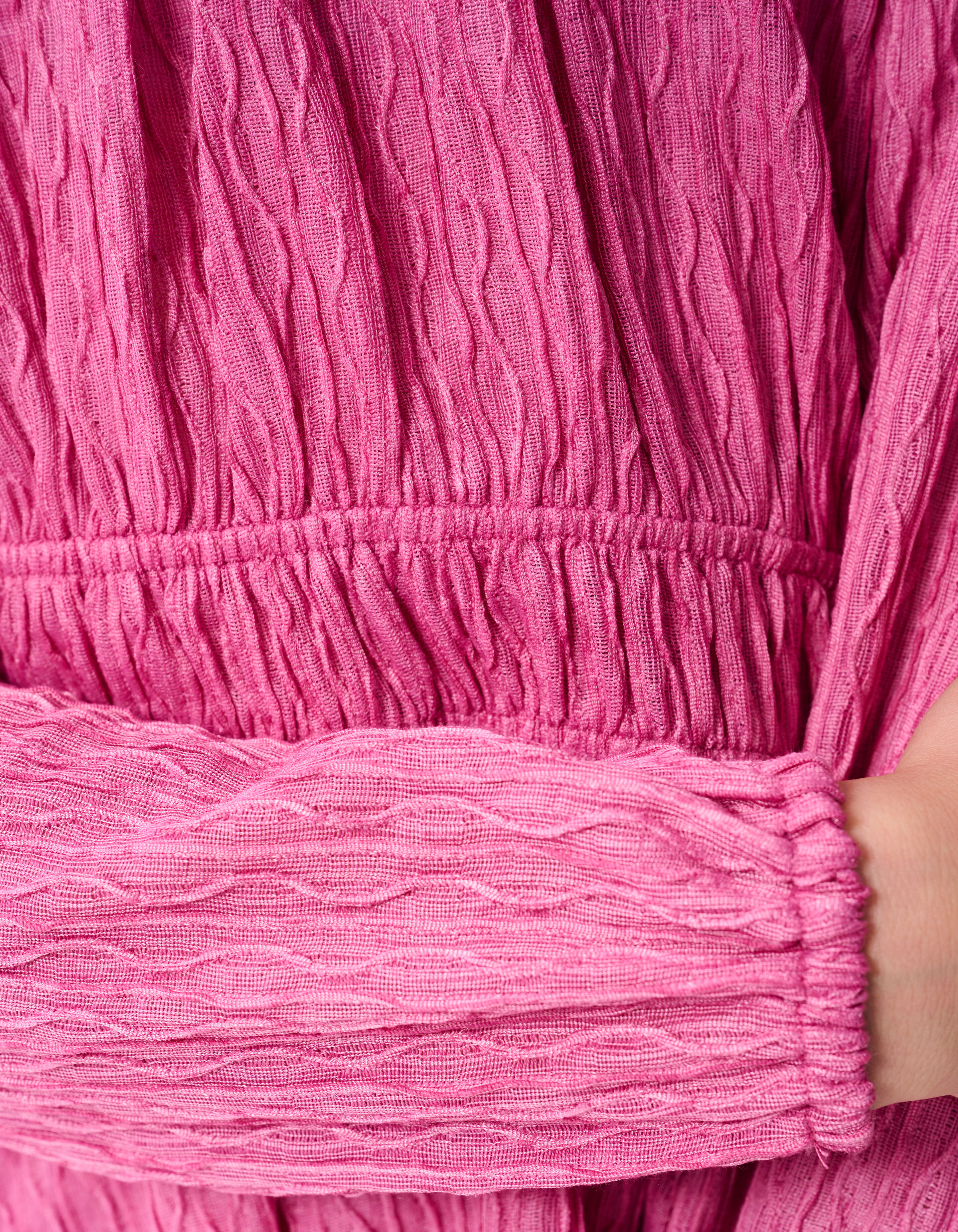 Wavy Structuur Jurk Roze SHOEBY GIRLS