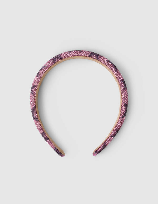 Ster Strass Haarband Roze SHOEBY ACCESSOIRES