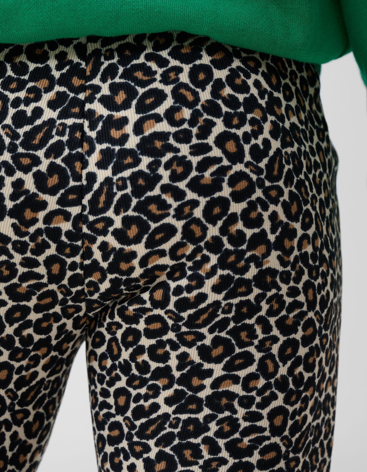 Leopard Split Flared Legging Bruin SHOEBY GIRLS