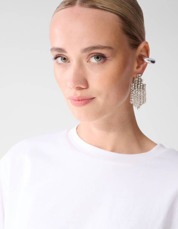 Oversized Balloon T-shirt Wit SHOEBY WOMEN