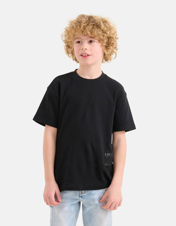 Heavy Basis T-shirt Zwart SHOEBY BOYS