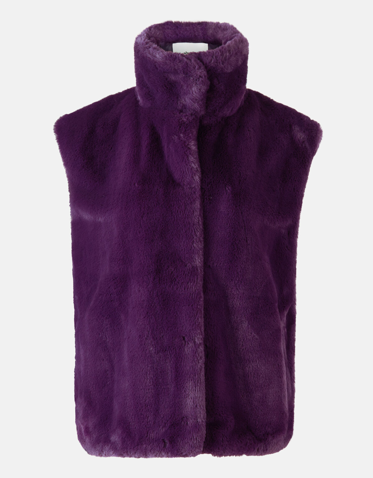 Faux Fur Gilet Paars SHOEBY WOMEN