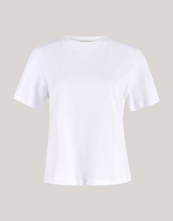 Basis T-shirt Wit By Lonneke SHOEBY WOMEN